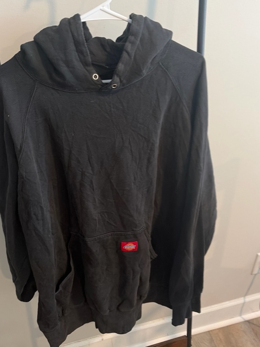 Dickies Black Zip-Up Hooded Sweater